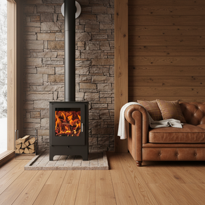 R0603A Design moderne 5.5KW 84% poêle à <span class=keywords><strong>bois</strong></span> intérieur écologique efficace pour le chauffage avec alimentation en air secondaire poêle à <span class=keywords><strong>bois</strong></span> - Product Image 1