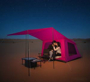 Tente pneumatique PoeticExist de 5,5 m² avec pompe portable, tissu Oxford imperméable pour le camping en plein air, vente en Chine - Product Image 2