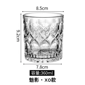 Высококачественные художественные вырезные очки для виски лоток для льда в виде стакана для виски, оптовая продажа стаканов для виски