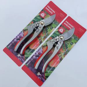 Sécateur de taille Shanteng V9 à lame en acier carbone, manche rouge, fabriqué au Japon, pour la taille des arbres fruitiers et du jardin - Product Image 2