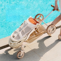 Poussette Playkids nouvellement conçue pour le paysage élevé, fonction de rotation à 360 degrés, poussette multifonctionnelle pour bébé poussette de luxe pour bébé