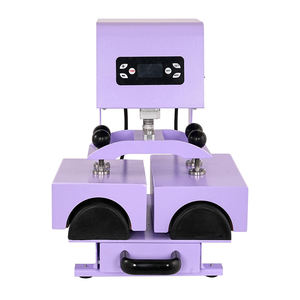 Máquina de transferencia de calor para protectores de espinilla curvos con control digital LCD y doble estación automática - Product Image 5