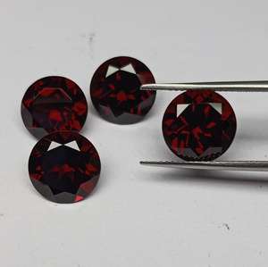 M.Y.GEMS Granate Rojo Natural de Mozambique, Corte Ovalado de 10x10 mm, Piedras Preciosas que Cambian de Color, Versátiles, Blanco, Rosa, Verde, Amarillo, para Joyería - Product Image 4