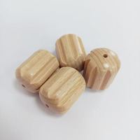 Nouvelles perles rainurées en bois de hêtre 29 mm, faites à la main, en forme de lanterne, accessoires pour la fabrication de bijoux pour bébés, style 2025