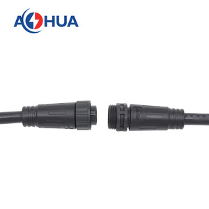 AOHUA Conector de Latón Chapado en Oro, Impermeable IP67, de Nylon PA66, para Controlador de Luz LED Exterior, M20, 2+3+4+5+6+7+8 pines, Conector Jack de 2+4 pines - Product Image 3
