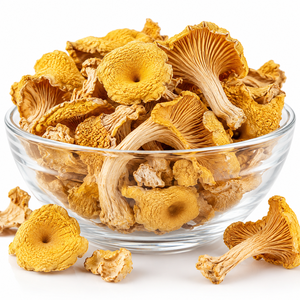 Exportation de champignons <span class=keywords><strong>chanterelles</strong></span> séchés de Chine, champignons à pied jaune sauvages, qualité alimentaire, fournisseur en gros - Product Image 1