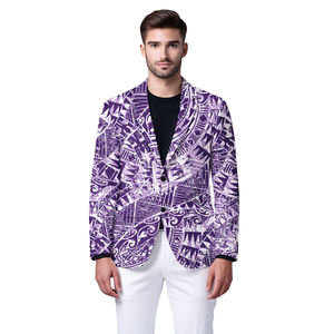 Costume de <span class=keywords><strong>mariage</strong></span> pour <span class=keywords><strong>homme</strong></span>, blazer coupe ajustée pour bureau d'affaires, tattoo des Samoa, veste polynésienne, blazer grande taille pour île de luxe pour <span class=keywords><strong>homme</strong></span> - Product Image 2