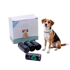 En 13432 Certified <b>Compostable</b> Dog Poop <b>Bags</b> Rolls for Pet Waste Disposal - Product Image 3