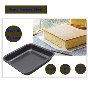 Moule à pain rectangulaire en acier aluminisé antiadhésif réutilisable pour la cuisson au four et la fabrication de gâteaux, vente en gros - Product Image 5