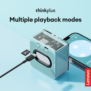 ลำโพงพกพา <span class=keywords><strong>Lenovo</strong></span> <span class=keywords><strong>TS50</strong></span> รุ่นดั้งเดิม ลำโพงสเตอริโอแบบพกพาสำหรับใช้งานกลางแจ้ง ลำโพงไร้สายขนาดเล็ก Bt 5.4 ระบบ Tws - Product Image 3