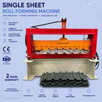 Machine de formage à froid monocouche la plus vendue pour tôles de toiture, machine de formage à froid à longue portée