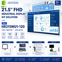 Modul LCD BOE HR215WU1-120 21 Inci 1920x1080 FHD untuk Papan Pengontrol Layar Sentuh
