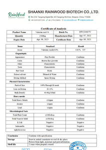 Cung cấp 0.8% valerian chiết xuất từ rễ bột valeric axit valerian chiết xuất bột - Product Image 3