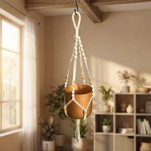 Macetas Colgantes de Plástico de Plant Love - Diseño Moderno, Capacidad de 2.6 Galones, Eleva tu Decoración Verde - Product Image 3