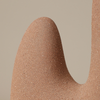 Figurine de chameau bactérien abstrait élégant Art Déco Flolenco en céramique émaillée Décoration d'intérieur Sculpture d'art artisanale pour anniversaire mariage