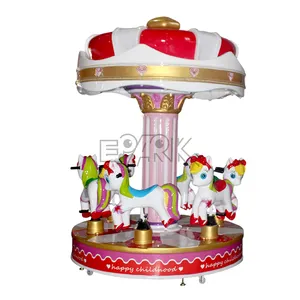 Kids <strong>Fun</strong> Fair <strong>World</strong> Mini Carousel <strong>Ride</strong>/Merry Go Round/Flying Car Swing Rotating Machine Amusement <strong>Rides</strong> - Product Image 1