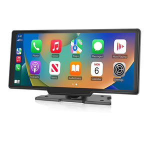 Autoradio universel 10.26 ''4K avant 1080P arrière caméra rotative à 360 ° sans fil Carplay/Android Auto/Mirrorlink pour tableau de bord - Product Image 1