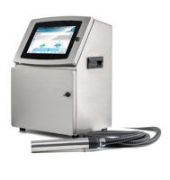 Máquina de Codificación CIJ Industrial de Alta Velocidad 390m/min IPS-C550 IP65 con Soporte de Acero Inoxidable para Número de Serie Dinámico en Cartón y Plástico