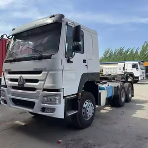 Camiones Tractores Usados Sinotruk Howo 6x4 10, Motor Diésel de 351-450 hp, Suspensión Neumática Marca Zhongsheng, Dirección LHD, Vehículos Chinos - Product Image 1