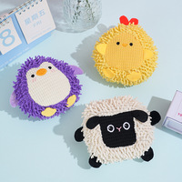 Balle de vadrouille en peluche de style chien-Jouet à mâcher respectueux des animaux de compagnie pour le nettoyage des dents