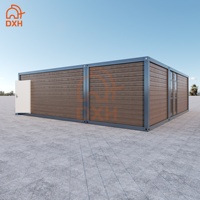 DXH Fabrication Personnalisable Family Resort Holiday Living Hotel Camp Portable Préfabriqué Modulaire Conteneur Maison Prix Maison