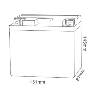 Batería <span class=keywords><strong>de</strong></span> motocicleta Mhb regulada por Válvula <span class=keywords><strong>de</strong></span> plomo ácido 14ah Mf Superior para motocicleta eléctrica - Product Image 2