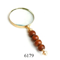 Loupe à poignée Type clé en laiton, fait de tout Type de clé, avec vernis à miroir marin et miroir de qualité supérieure vente en gros