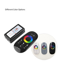 Controlador LED RGB de pantalla táctil 12V 24V 18A tira de luz de decoración interior inalámbrico 2,4G RF LED controlador remoto