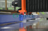Machine à rainurer CNC automatique à portique de 3200 mm, moteur 7 kW, roulement à billes, rainurage quatre côtés pour tôles (nouvelle conception horizontale)