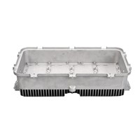 Boîtier de refroidissement en aluminium moulé sous pression haute performance avec outillage personnalisé, anodisé/peint par poudrage, certifié ISO 9001