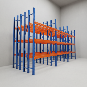 Étagère en acier laminé à froid robuste, à 2 niveaux, réglable, résistante à la corrosion, avec revêtement en poudre époxy, personnalisable, directement de l'usine - Product Image 1