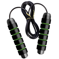 Cuerda de Saltar Ajustable Anti-Enredos con Mango de Espuma - Cuerda de Saltar Profesional de Alta Velocidad para Gimnasio, Fitness y Adelgazamiento Corporal