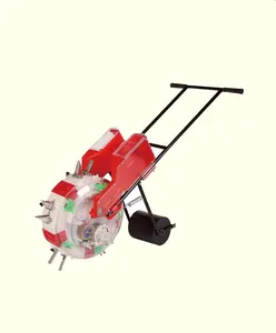 Agriculture Corn Grain Soybean Multifunction double use hand push Adjustable seeder and fertilizer machine