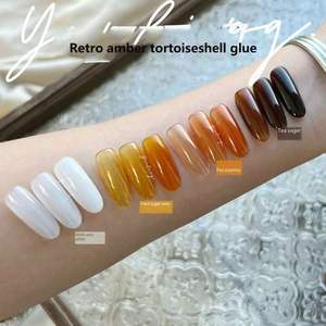 Nouveau <span class=keywords><strong>Gel</strong></span> de Polissage Ambré Professionnel Japonais 5ml Agent de Remplissage <span class=keywords><strong>Gel</strong></span> Permanent Translucide Vernis à Ongles Logo Personnalisé Vernis à Ongles - Product Image 5