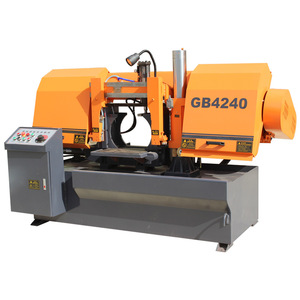 Scie à ruban Gb4240 automatique numérique haute productivité pour la découpe de barres et de tôles en acier - Product Image 1