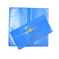 Porte-documents pour billets d'avion en plastique souple avec logo personnalisé Couverture portefeuille pour billets de voyage en PVC de luxe Étui pour passeport en vinyle avec pochette