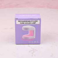 New Style Großhandel Flash Cure 9W Power Kleine wiederauf ladbare schnell trocknende Mini-UV-LED-Lampe mit Touch-Sensor-Taste