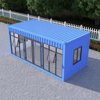 Conteneur maritime mini mobile personnalisé pour café, magasin, épicerie, entrepôt, 20 pieds, 40 pieds, modulaire, préfabriqué