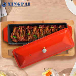 Équipement de restauration XINGPAI, buffet, plat à rôtir en fonte émaillée, four à pain, <span class=keywords><strong>casseroles</strong></span> en fonte, ensembles de batterie de cuisine - Product Image 5