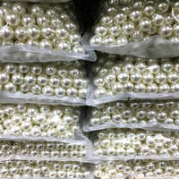 Perles de perles de verre colorées de style à la mode en gros Perles de verre en vrac