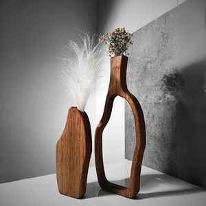 Nuevo Soporte de Madera Maciza de Estilo Art Deco para Plantas, de Varios Niveles, para Interiores, Ecológico y Hecho a Mano - Product Image 4