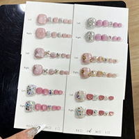 Uñas Postizas de Lujo Hechas a Mano con Efecto Ojo de Gato, Reutilizables, Acrílicas, Juego de 10 Piezas, Venta al por Mayor de Fábrica, Etiqueta Privada Personalizada