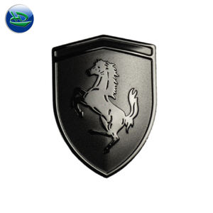 Etiquetas de Metal impermeables para coche, fabricante de placa de identificación con logotipo personalizado, 3d Abs, <span class=keywords><strong>precio</strong></span> de fábrica - Product Image 2