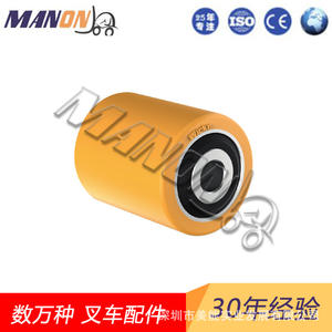 Wicka Solid Polyurethane <b>Caster</b> <b>Wheel</b> 100x40mm Ball Bearing Wear Resistant For Warehousing Logistics - Product Image 2