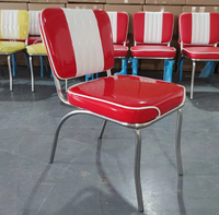 Chaise et banc de restaurant en cuir sur mesure de style américain traditionnel pour salle à manger de ferme