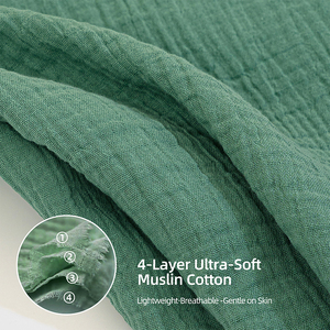 Toalla de baño para niños pequeños, toalla de viaje para bebé, artículos esenciales para guardería, toalla grande para bebé, toalla suave de gasa con burbujas, manta para dormir para bebé, manta reversible - Product Image 3