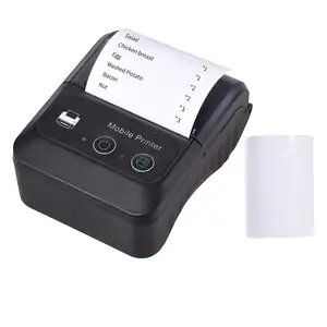 Draagbare Mini Draadloze Thermische Printer 58Mm 2 Inch Bill Tickect Bt Printing Pos Machine Voor Ios Android