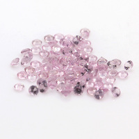 Spinelle rose 1.5mm rond brillant coupe pierre précieuse en vrac pour bijoux en gros haute qualité naturel Super pierre naturelle étoile chaleur