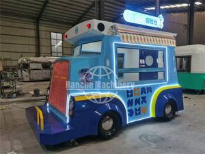 <b>Electric</b> Stainless Steel Mobile Food Truck Trailer Fully Equipped Fast Food Ice Cream Van with Mobile Kitchen - Product Image 3