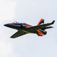 Avion RC FMS 90mm à ventilateur cannelé EDF Jet Super Viper 6 canaux avec ailerons, envergure 1400, grand modèle, avion de loisir, PNP